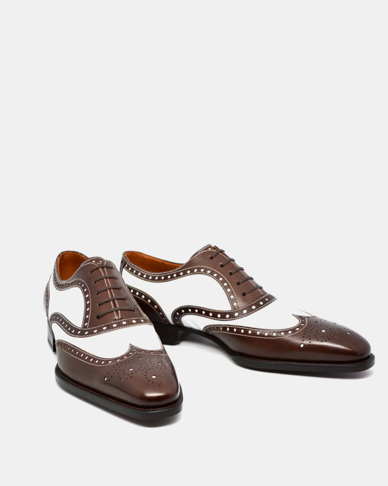 Spectator clearance dress shoes